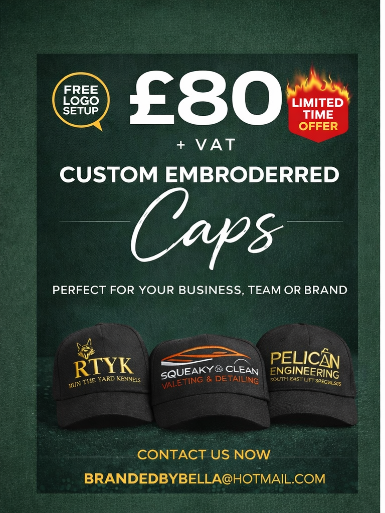 Embroidered Caps x 10 image 0